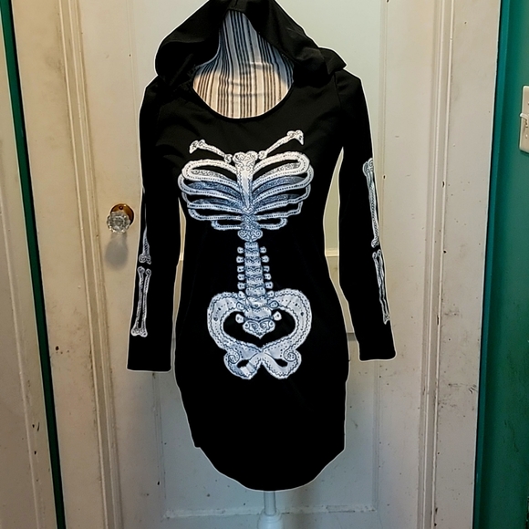 Spirit Dresses & Skirts - Sparkly skeleton dress/ costume